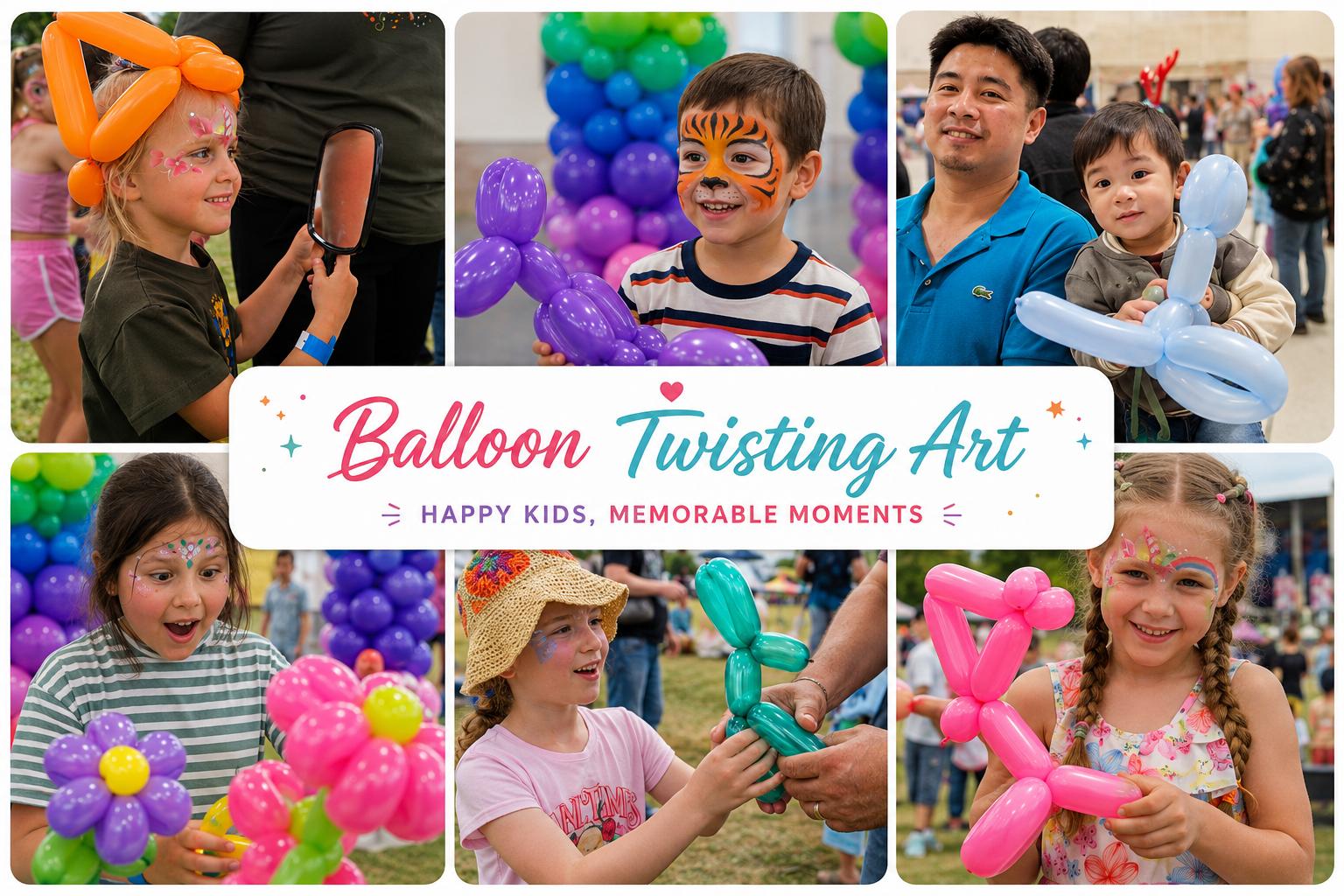 Balloon artist party entertainment for Winnipeg kids parties schools festivals and corporate family events