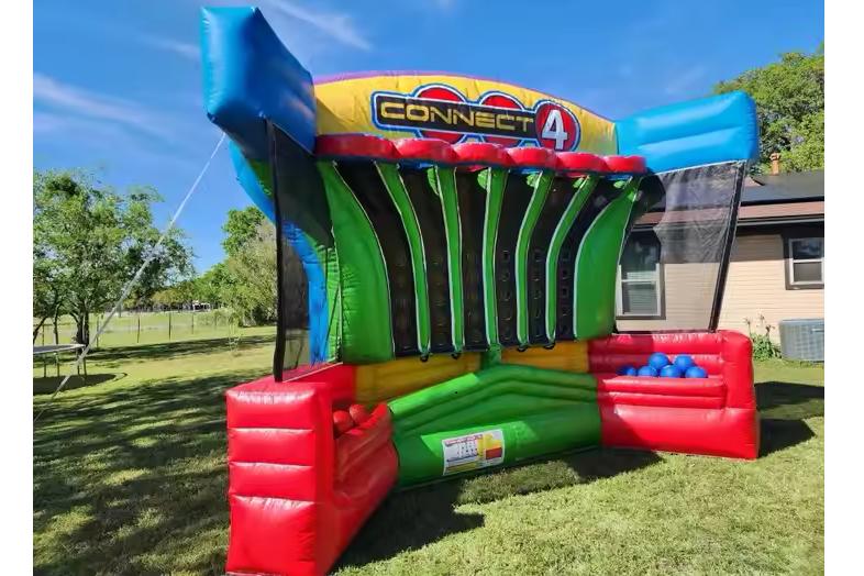 Basketball Connect4 Inflatable Game Rental Winnipeg Manitoba and Kenora Ontario
