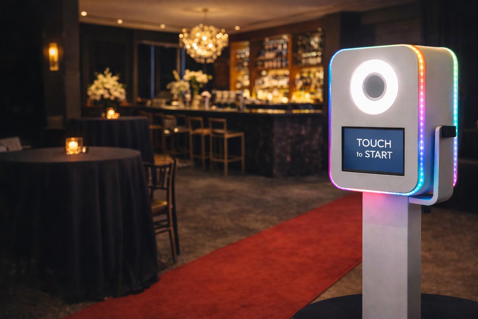 Interactive DSLR digital photo booth setup in Winnipeg event