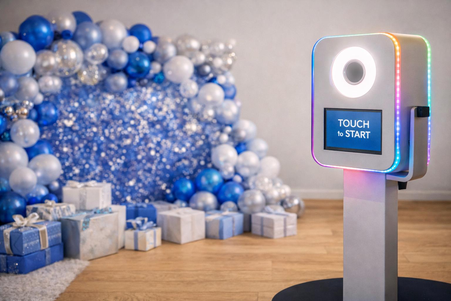 Premium DSLR digital booth with LED lighting in Winnipeg