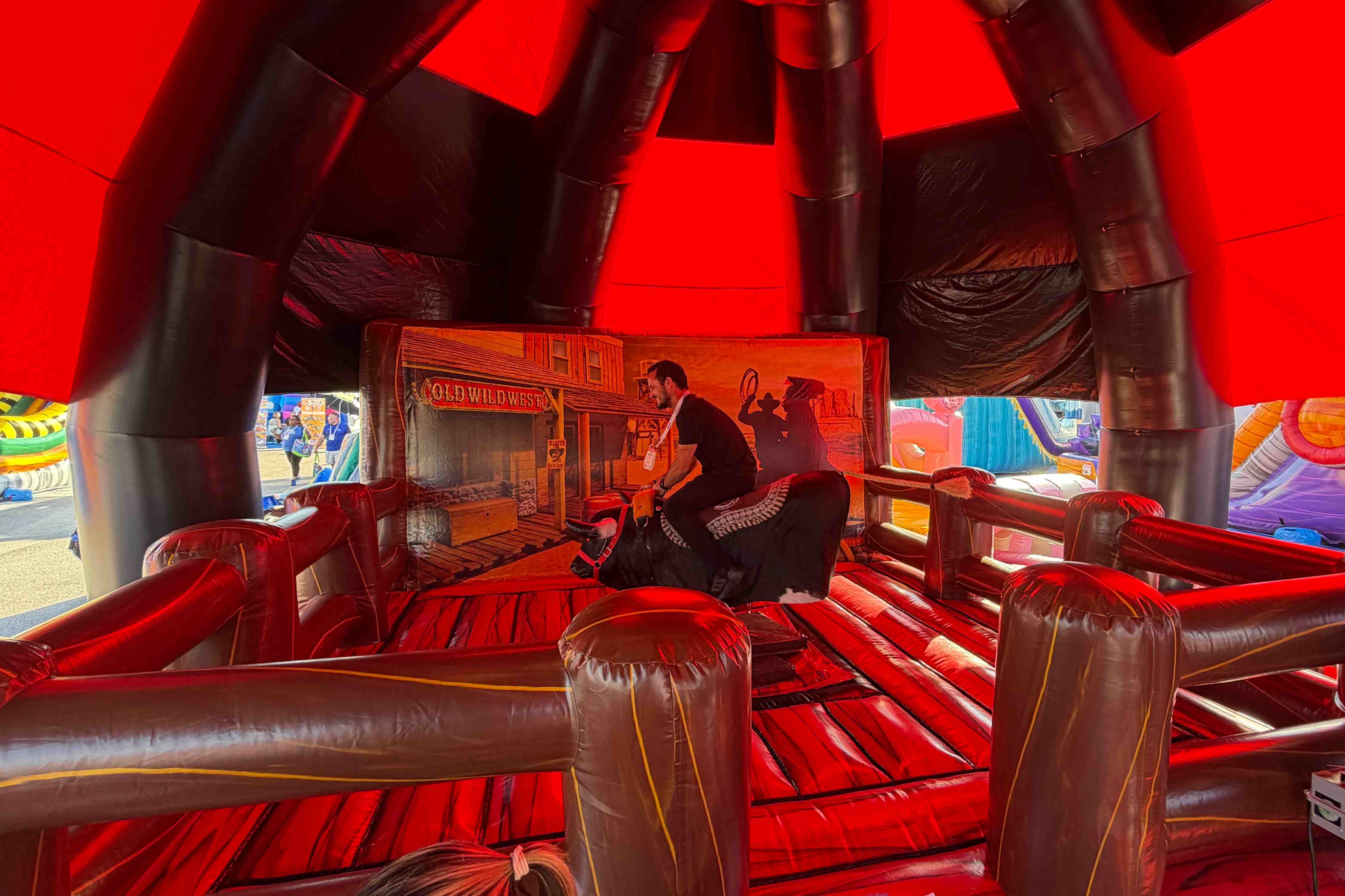 Corporate mechanical bull rental Winnipeg and Kenora