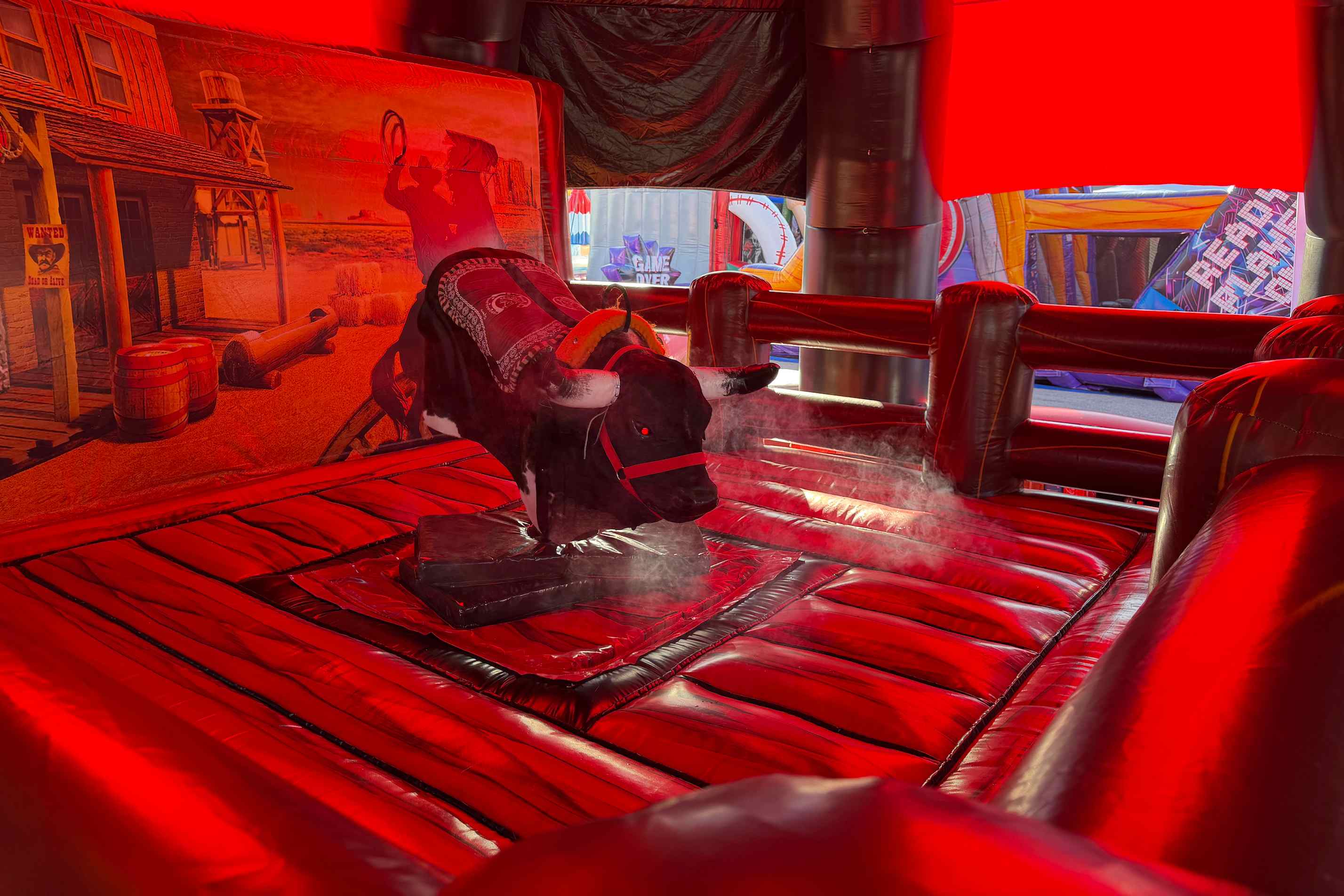 Mechanical bull rental for school events Winnipeg