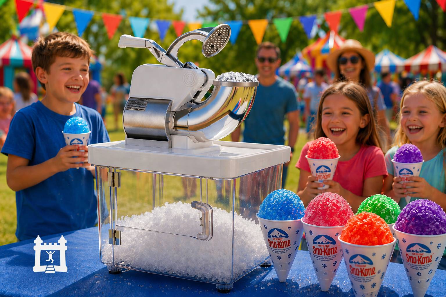 Snow cone machine rental in Winnipeg Manitoba and Kenora Ontario for parties festivals and events